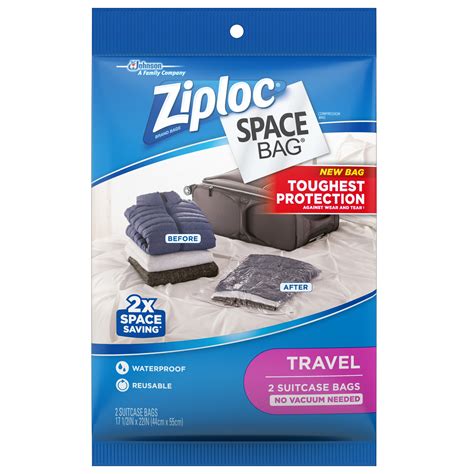 ziploc travel space bag|airtight ziplock bags for clothes.